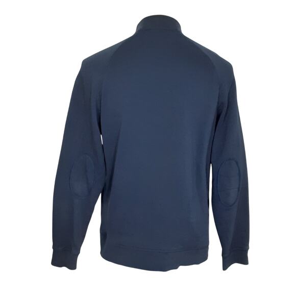 Ted Baker Breenge Button Through Sweatshirt Navy Blue Pullover Mens 38 Holiday - Picture 3 of 13